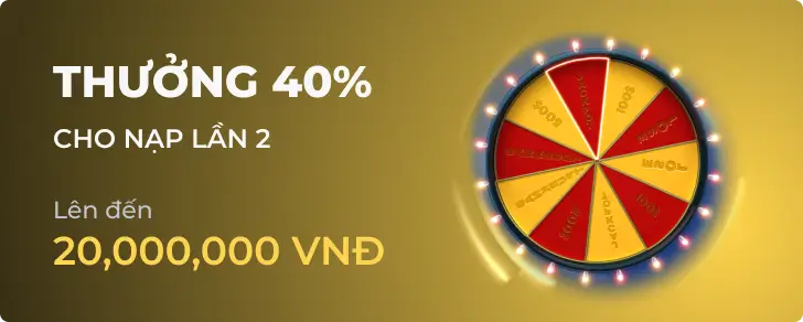Hình ảnh khuyến mãi Thưởng 40% tại King88
